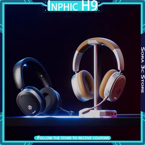 Inphic H9 Tri-Mode 2.4G/Bluetooth 5.3/USB Gaming Headset