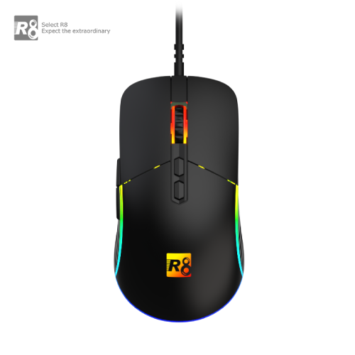 R8 G202 8D Wired Gaming Mouse RGB Light