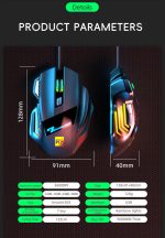 R8 1634 7D Gaming Mouse with LED Light