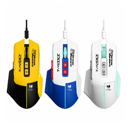 R8 1767 7D 2.4G Wireless & Bluetooth Rechargeable RGB Gaming Mouse